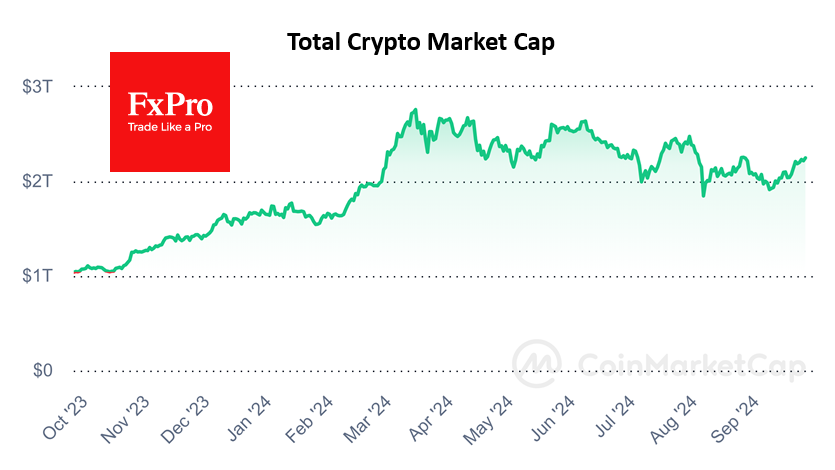 Crypto Market Tests One-Month High